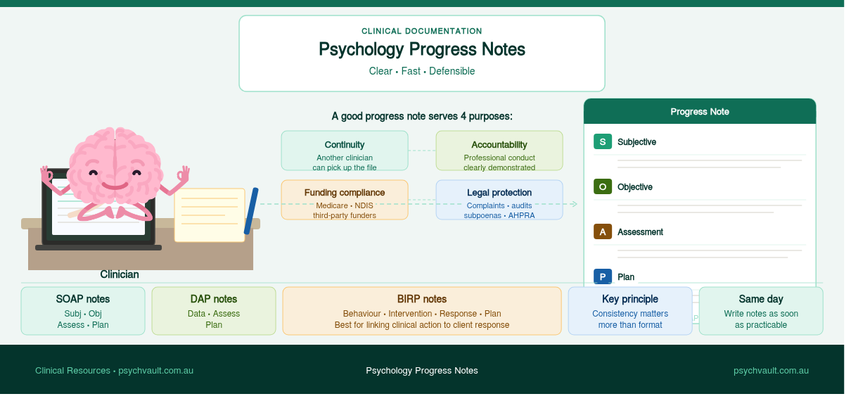 Progress Note Face How to write psychology progress notes that are clear, fast, and ...
